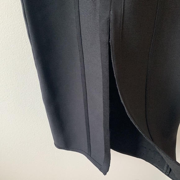 Bandage Midi Dress with Gold Detail - Picture 10 of 11